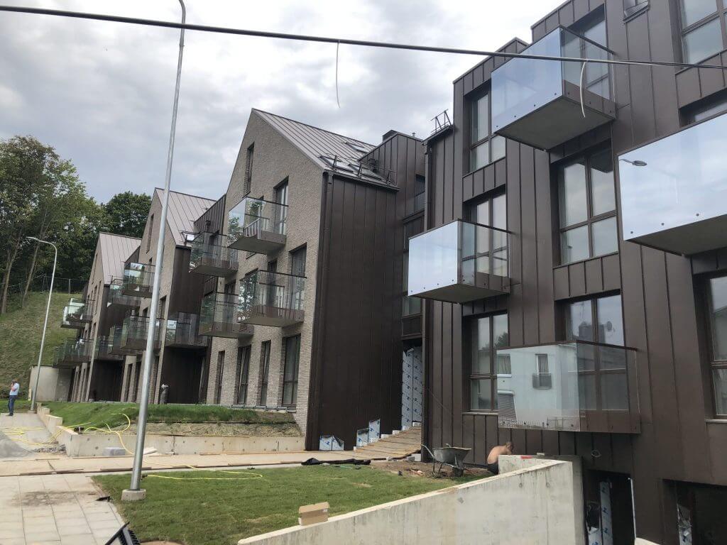 Užupio terasos (Kreivasis skg. 18) - Multi apartment - construction photos