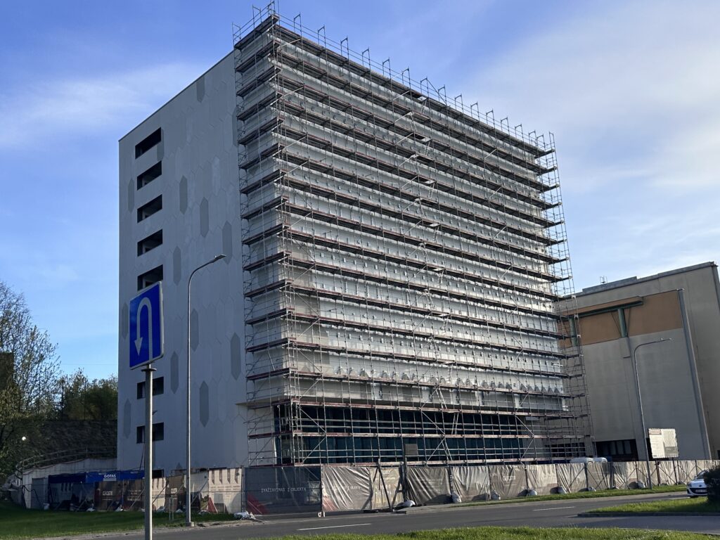 Centrinio archyvo priestatas (O. Milašiaus g. 23) - Administrative - construction photos