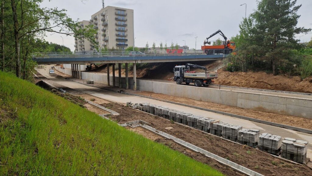Smalinės g. tęsinys (Smalinės g.) - Bike path, Street - construction photos