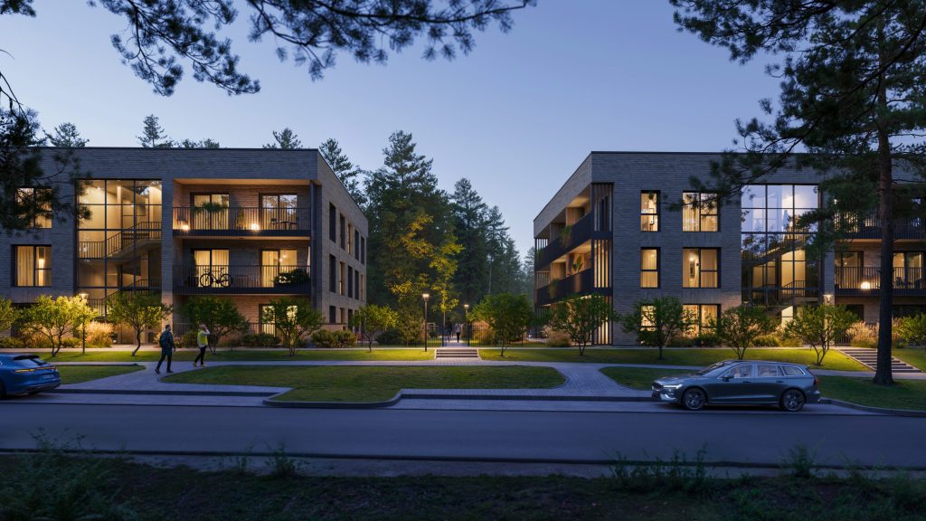 Santariškių ŠILAS (Santariškių g. 60) - Multi apartment - visualization