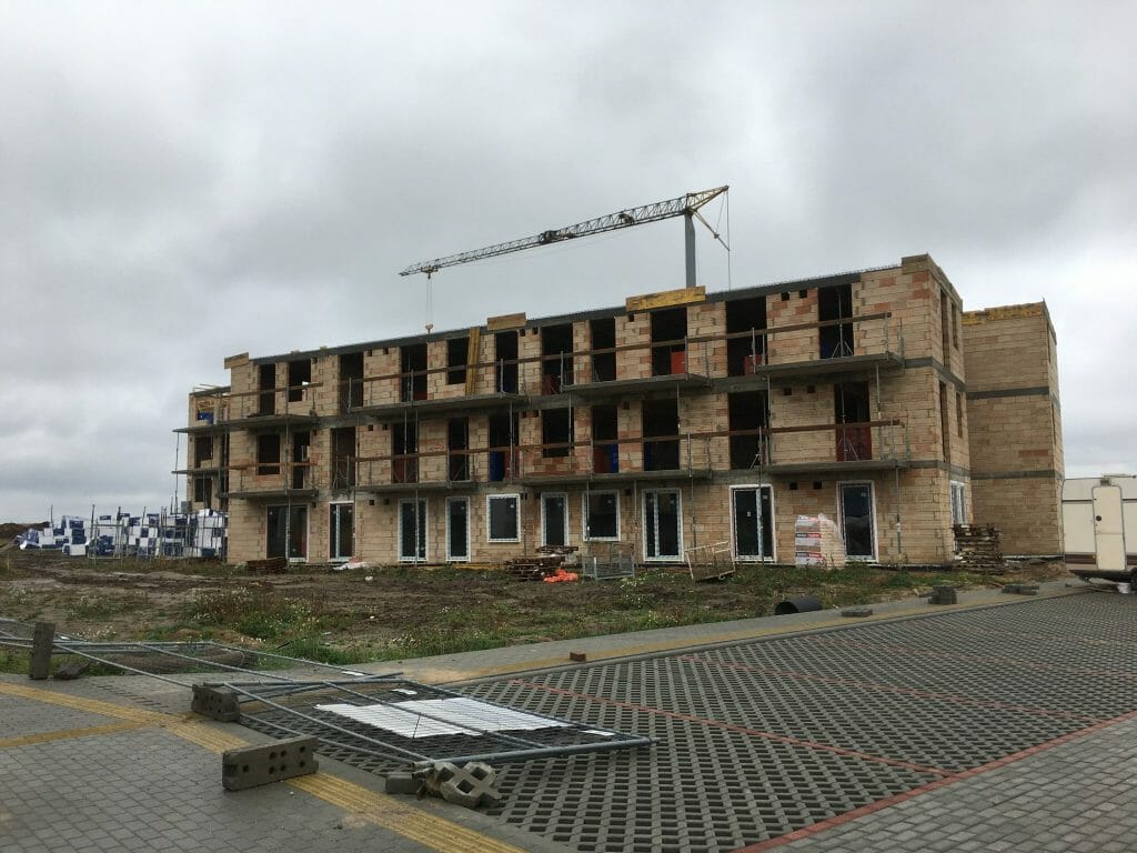 Saulės butai 4 etapas (Ragainės g. 14) - Daugiabutis - statybų nuotraukos