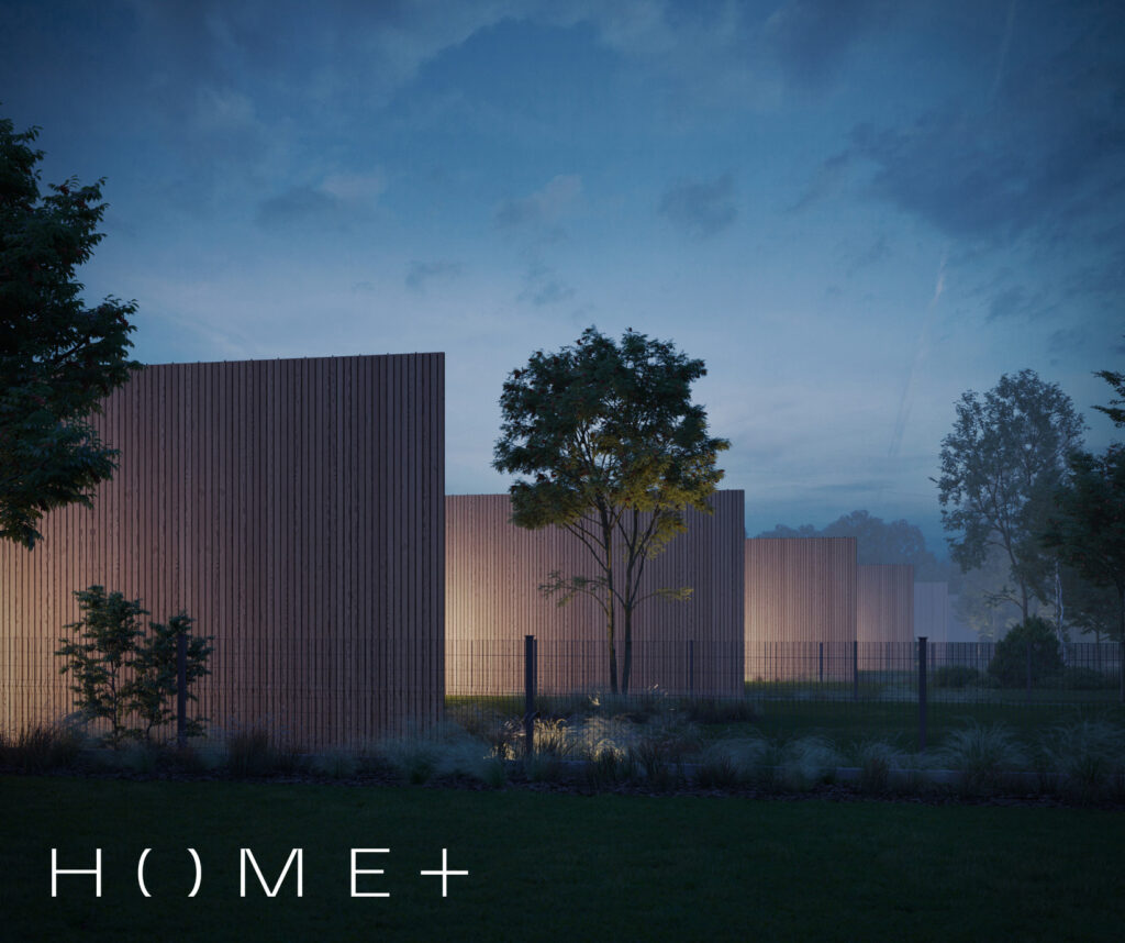 Home plus (Kolektyvo g. 33, 35, 37, 39, 41, 43, 45, 47, 49, 51, 53, 55, 57, 59, 61, 63, 67, 69, 71, 73, 75, 77, 79, 81, Nemėžis) - Private house community - visualization