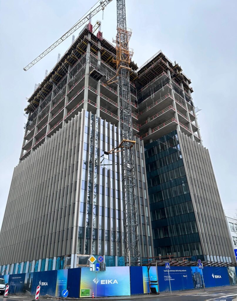 FLOW (Lvovo g. 21A) - Office center - construction photos