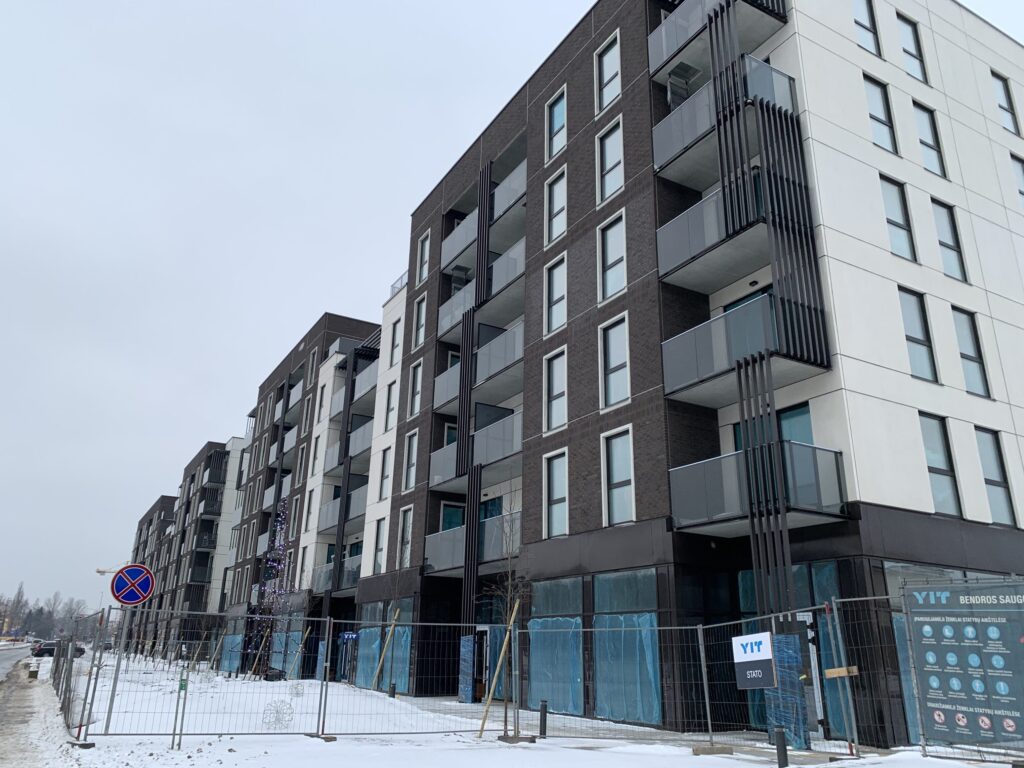 Naujasis Skansenas 2 etapas (Linkmenų g. 15) - Multi apartment - construction photos