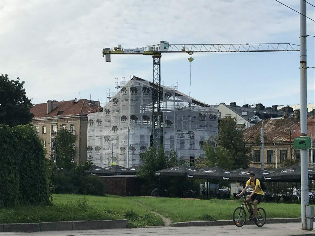 Office Boutique (Dainavos g. 7) - Office center - construction photos