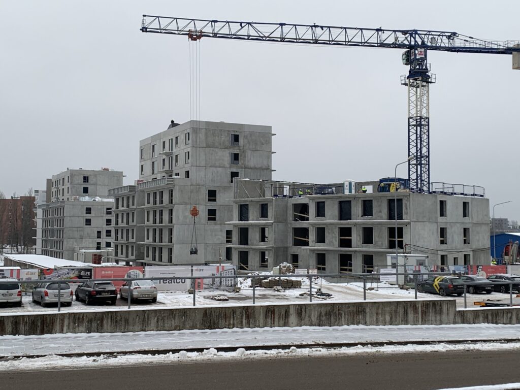 Go Life (Vito Gerulaičio g. 4, Ozo g. 6B) - Daugiabutis - statybų nuotraukos