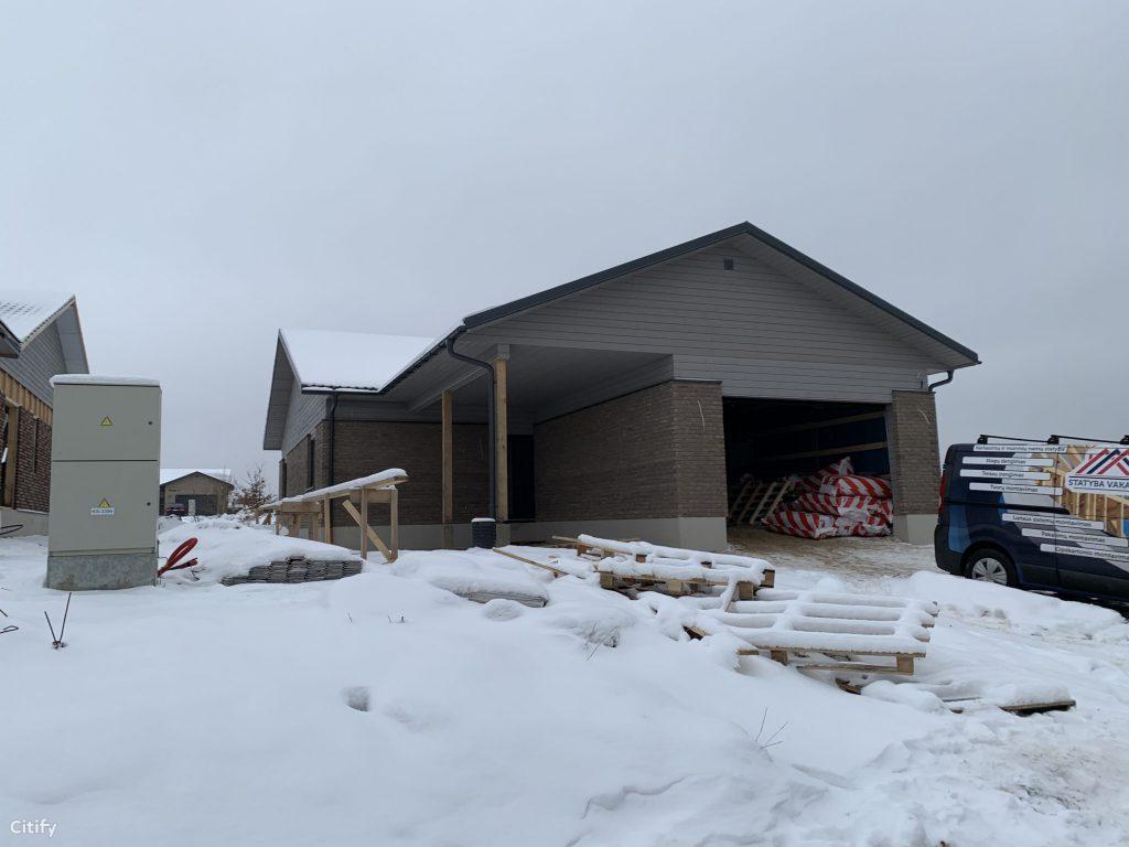 Saulės kalvos (Akacijų g. 1, 2, 3, 4, 5, 6, 7, 8, 9, 10, 11, 12, 13, 14, 15, 16, 17, 18, 19, 20, 21, Jazminų g. 1, 3, 5, 7, 9, 11, 13, 15, 17) - Private house community - construction photos