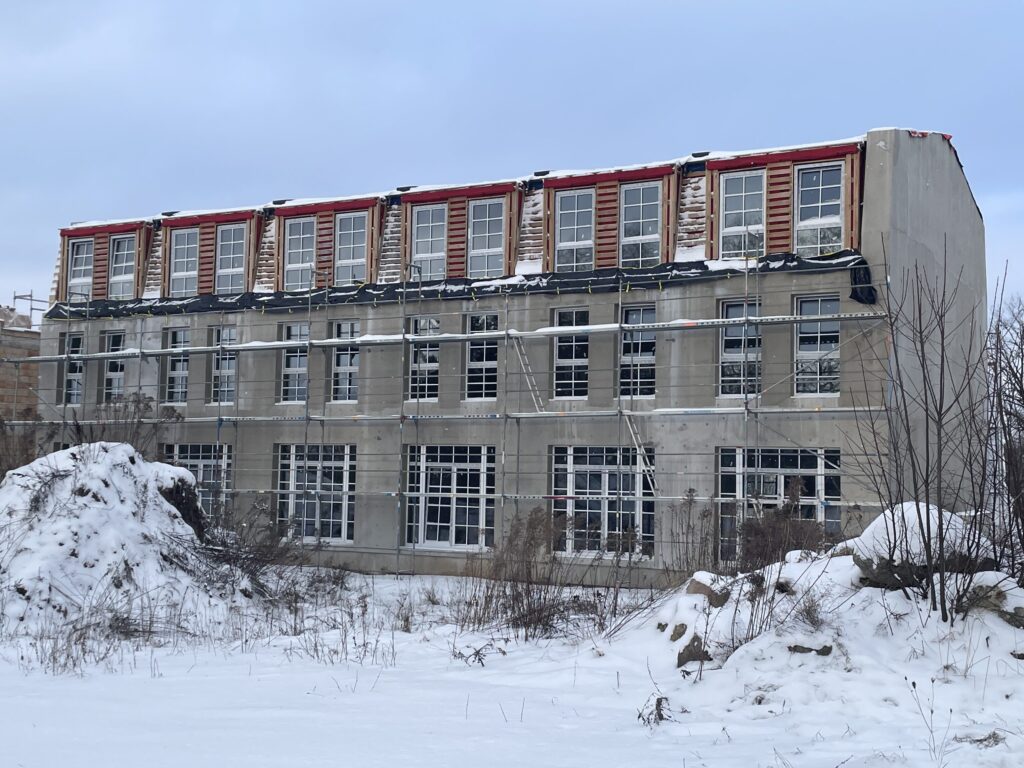 Edinburgo namai 1 etapas (Edinburgo g. 35) - Sublokuoti namai - statybų nuotraukos