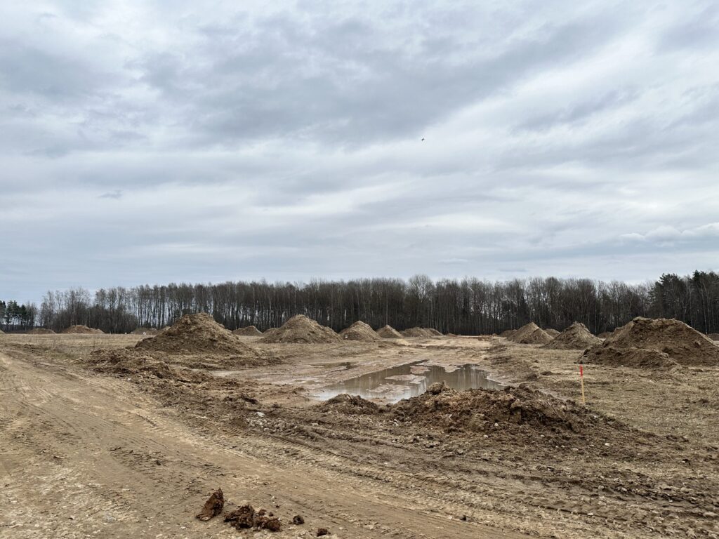 Kunigiškių perlas (Putpelių g., Fazanų g., Alksnyno g.) - Land plots - construction photos