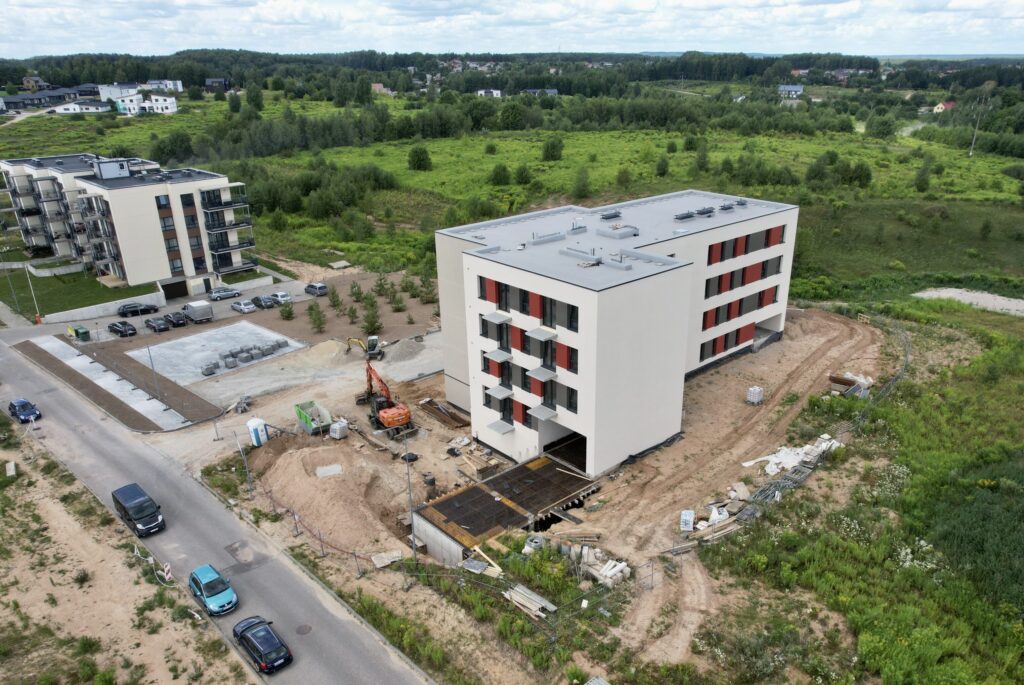 Naujasis Antakalnis (Duburio namas) (Duburio g. 4) - Multi apartment - construction photos