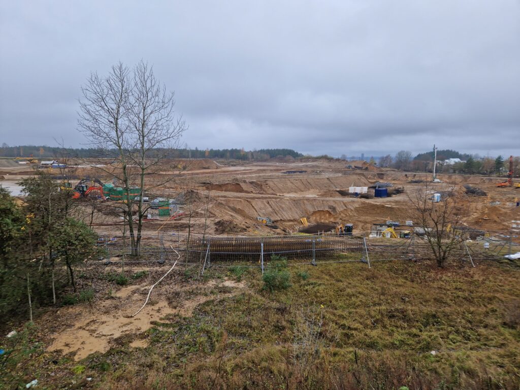 Daugiafunkcis sveikatinimo, ugdymo, švietimo, kultūros ir užimtumo kompleksas 1 etapas (stadionas) (Ozo g. 27) - Stadium - construction photos