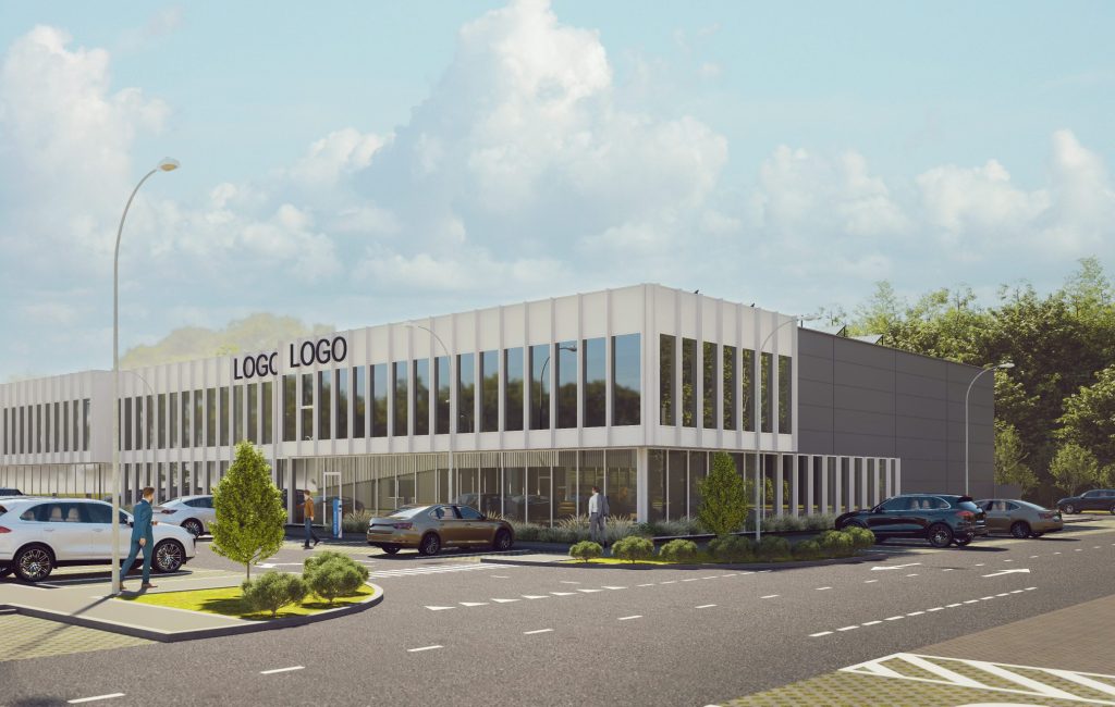 LEZ verslo parkas (Jėgainės g. 3, Biruliškių k., Karmėlavos sen.) - Business park, Other commercial, Warehouse / Distribution center - visualization