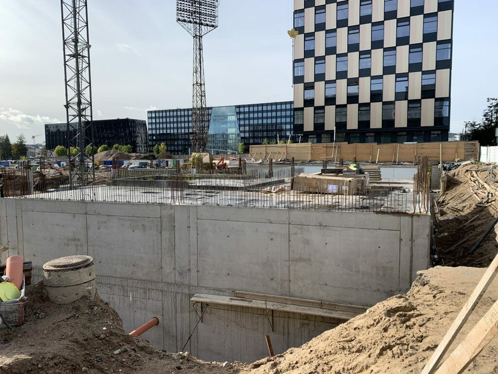 Business Stadium North East (Rinktinės g. 3) - Verslo centras - statybų nuotraukos