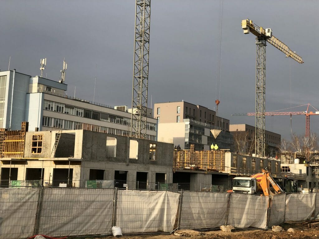 Kernavės aveniu (Kernavės g. 4) - Multi apartment - construction photos