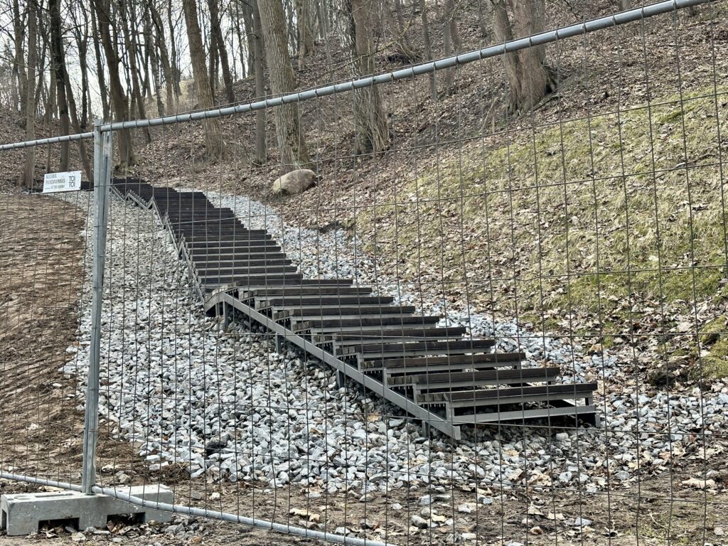 Kalnų parkas (Arsenalo g. 5) - Park - construction photos