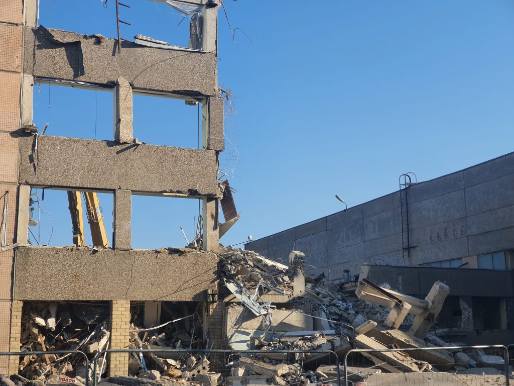 Remarco 1 etapas (Drujos g. 2) - Food store, Office center - construction photos