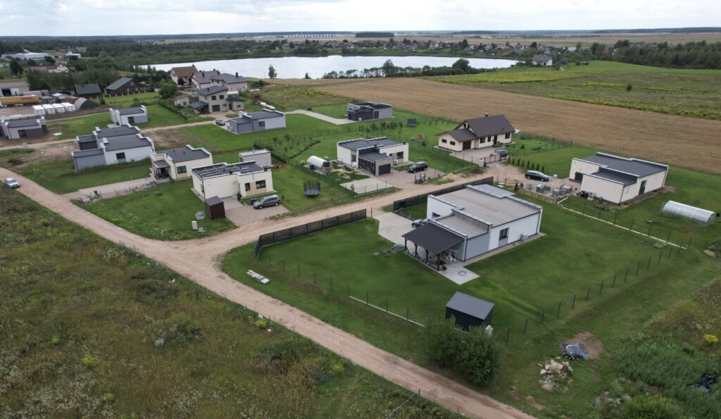 Pakrantės namai (Žygimantų g., Pakrantės g., Paklnės g.) - Private house community - construction photos