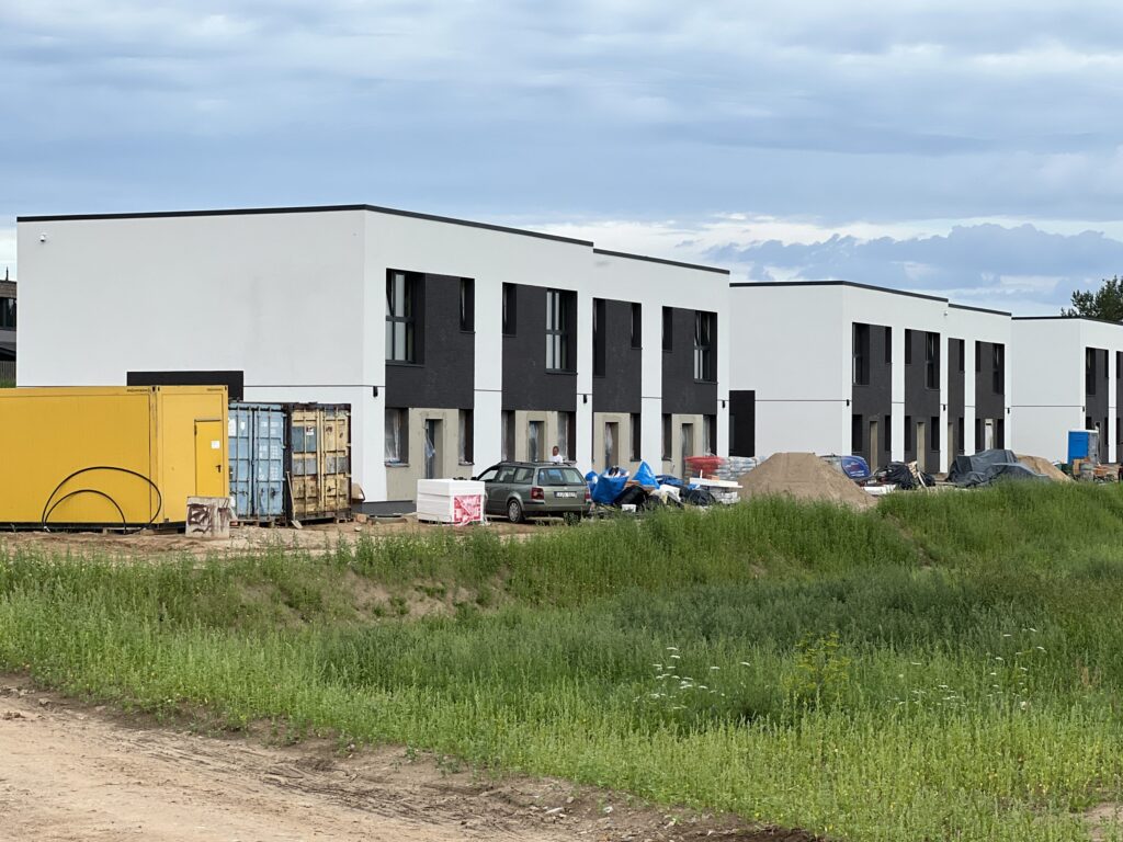 Good home (Narkyčių g. 31, 33, 35, 37, 39, 41, 43, 45) - Row housing - construction photos