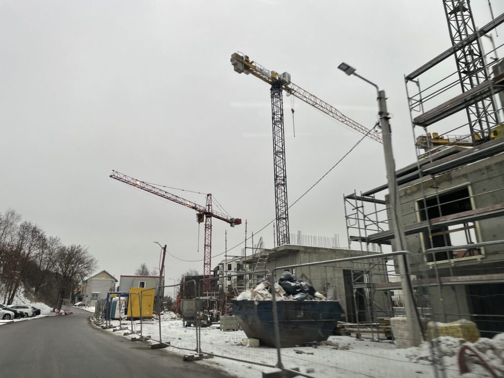 Žvėryno City (Paribio g. 12) - Multi apartment - construction photos