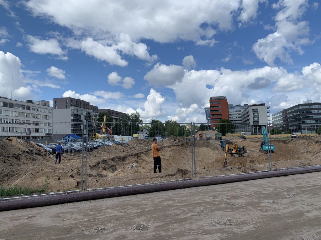 K17 (Kernavės g. 15, 17) - Multi apartment - construction photos