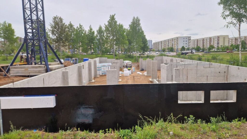 Martyno namai 3 etapas (A korpusas) (M. Mažvydo g. 30) - Multi apartment - construction photos