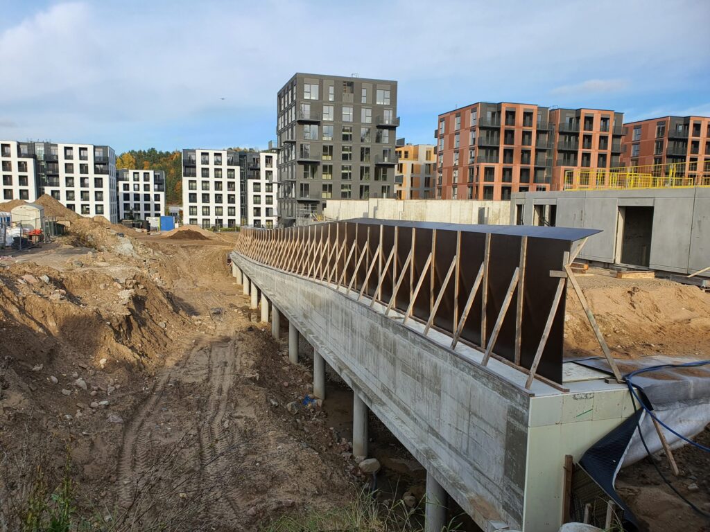 Vilnelės skverai 2 etapas (Manufaktūrų g. 7) - Multi apartment - construction photos