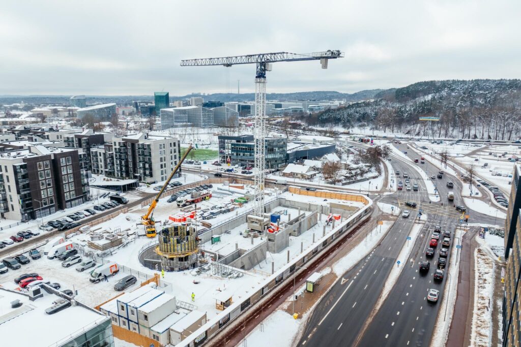 Sand Offices (Žalgirio g. 114) - Office center - construction photos