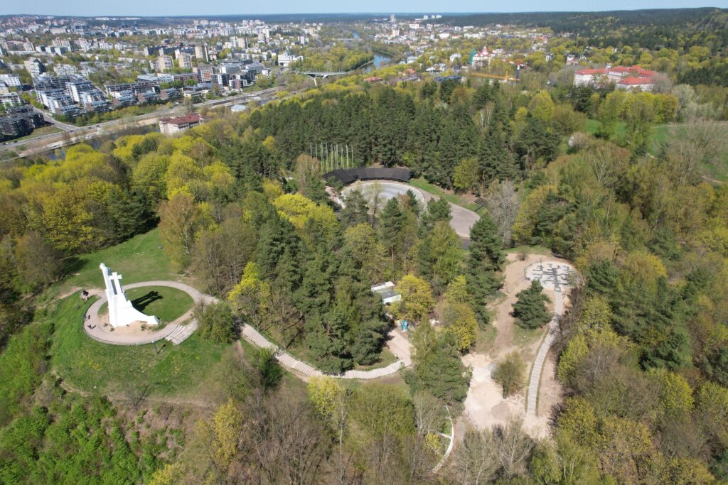 Kalnų parkas (Arsenalo g. 5) - Park - construction photos