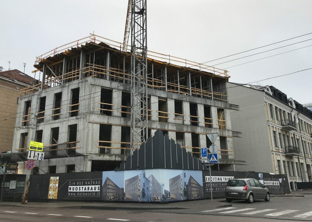 Office Boutique (Dainavos g. 7) - Office center - construction photos