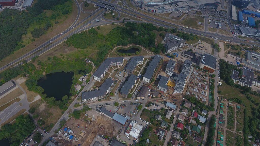 Paparčių namai 2 etapas (Utenos g. 41A) - Daugiabutis - statybų nuotraukos