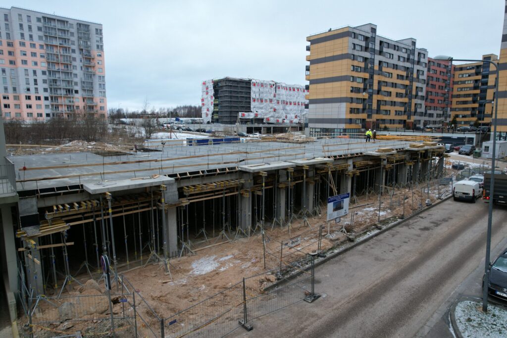 Smilgos 2 etapas (Perkūnkiemio g. 49) - Multi apartment - construction photos