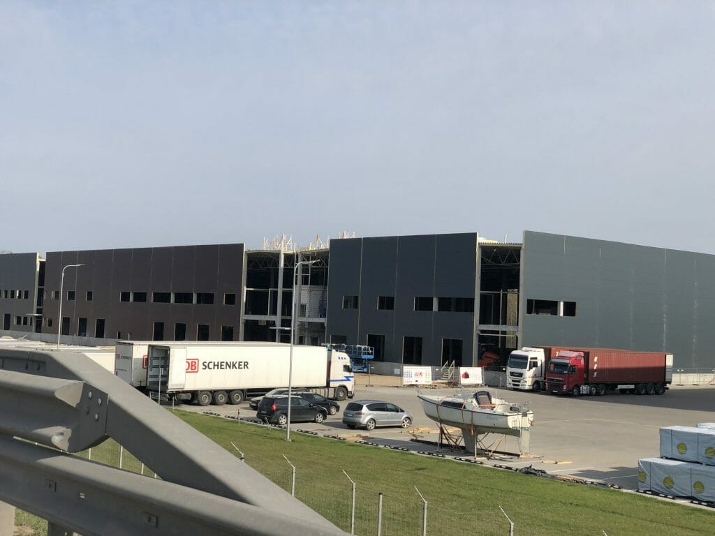 Kauno logistikos centras (Martinavos g. 8) - Warehouse / Distribution center - construction photos