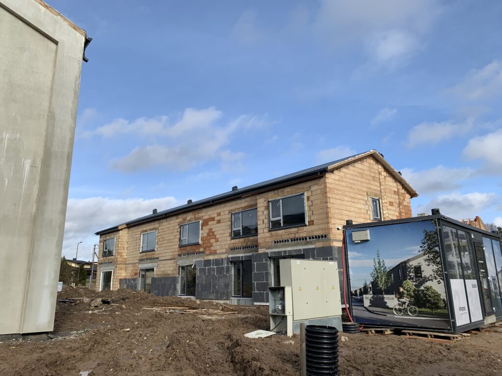 Šilainių miestelis 1 etapas (Alytaus g. 11-67) - Row housing - construction photos