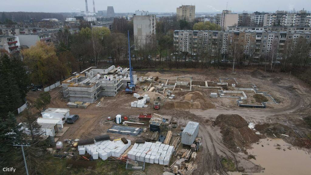 Paparčio žiedas 1 etapas (Partizanų g. 192B) - Daudzdzīvokļu nams - būvdarbu attēli