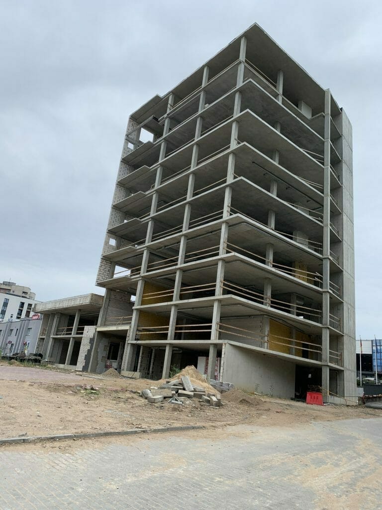 Ateities Trio verslo centras (Ateities g. 29) - Office center - construction photos