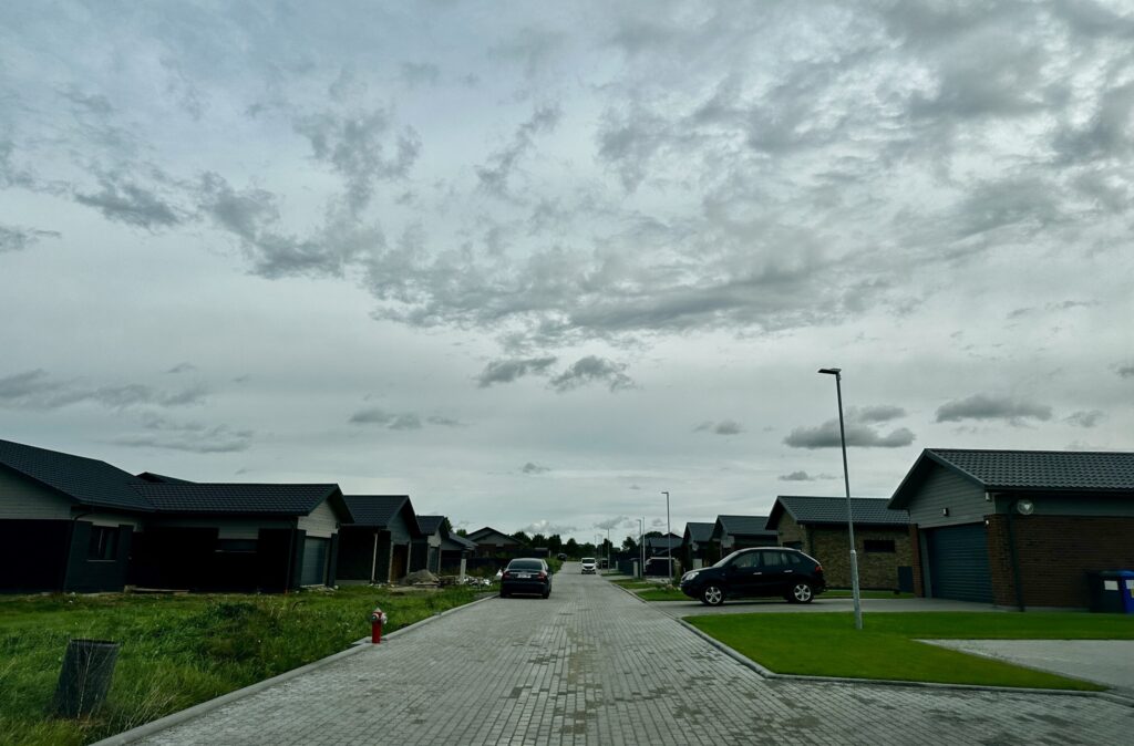 Saulės kalvos (Akacijų g. 1, 2, 3, 4, 5, 6, 7, 8, 9, 10, 11, 12, 13, 14, 15, 16, 17, 18, 19, 20, 21, Jazminų g. 1, 3, 5, 7, 9, 11, 13, 15, 17) - Private house community - construction photos