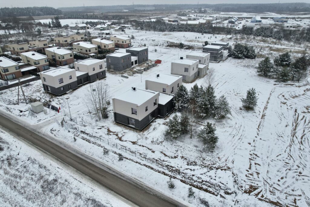Draugystės slėnis (Užukampio g. 10, 12, 14, 16, 18, 20) - Row housing - construction photos