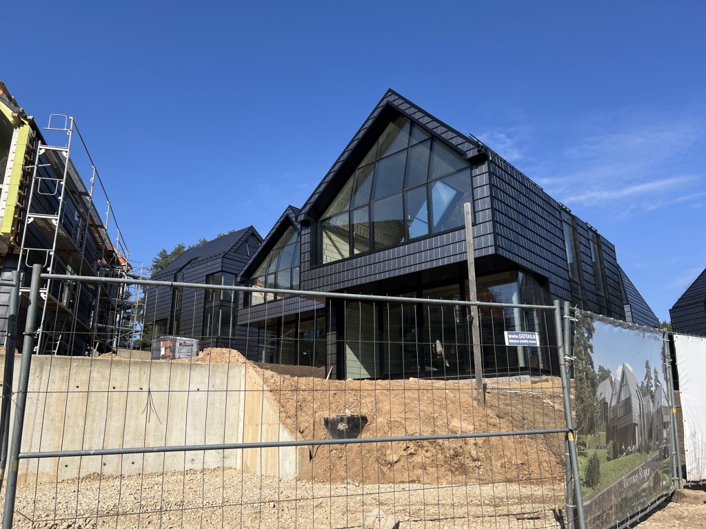 Aternus rojus (Rojaus g. 2A, 2B, 4, 4A, 4C) - Row housing - construction photos