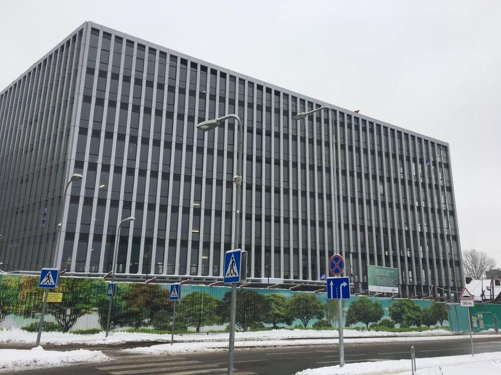 Park Town (Lvovo g. 105A) - Office center - construction photos