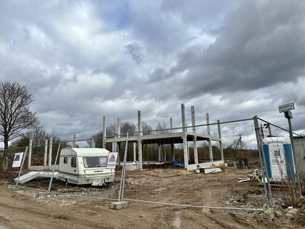 Pelesos g. 7 (Pelesos g. 7) - Non-food store - construction photos