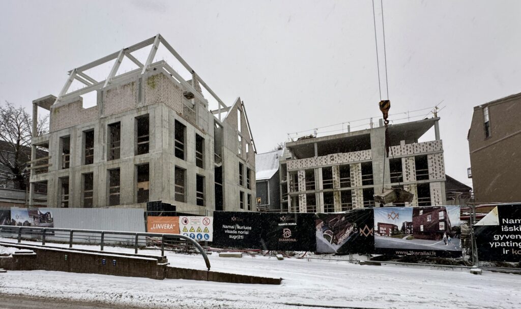 Trys karaliai (Polocko g. 25, 31) - Multi apartment - construction photos