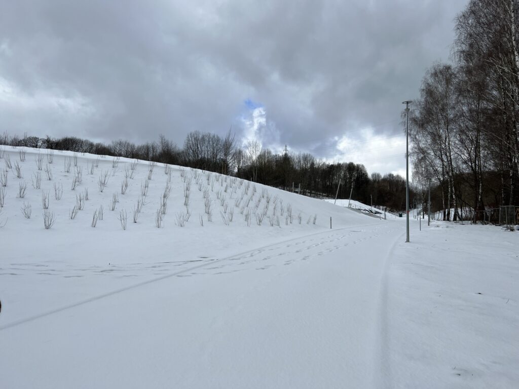 Paviršiniai nuotekų tinklai, valykla ir kaupykla Ozo g. (Šiaurinė, Ukmergės, Ozo, Miglos, Paribio, Lūšių, Elnių g.) - Izplatīšanas tīkls, Parks - būvdarbu attēli