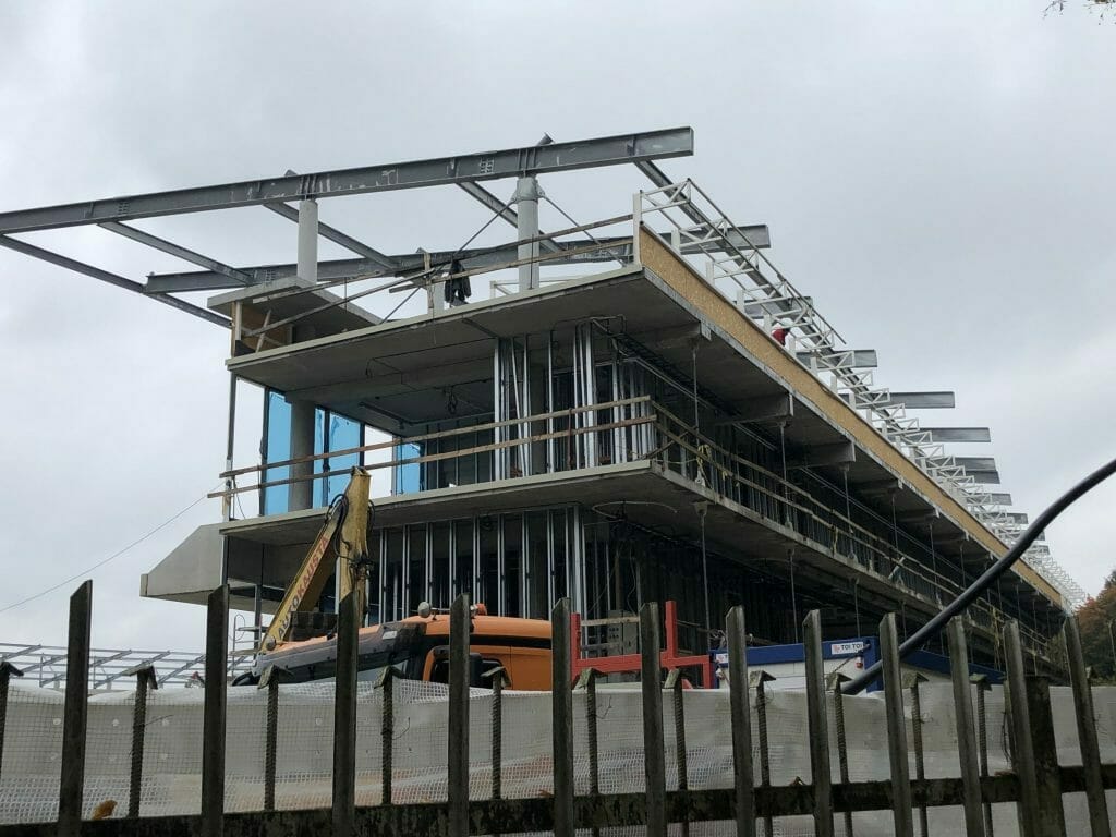 Dariaus ir Girėno stadionas (Perkūno al. 5) - Sports arena - construction photos