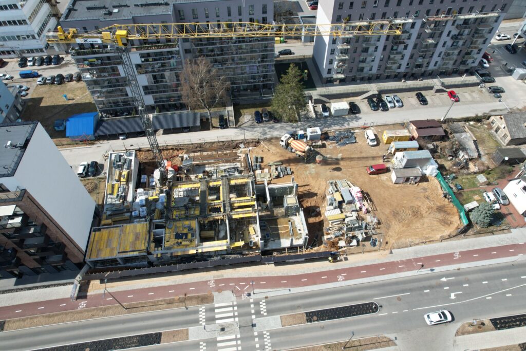 Kernavės aveniu 2 etapas (Kernavės g. 14) - Multi apartment - construction photos