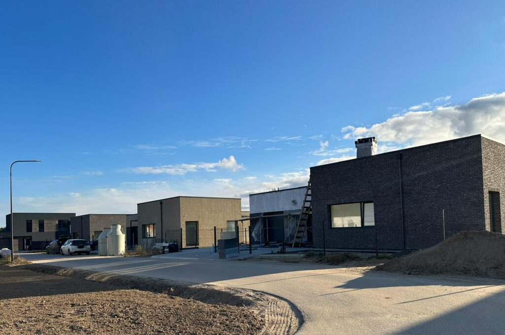 Katišių g. 18, 24, 26, 28, 30, 32, 34, 36 (Katišių g. 18, 24, 26 ,28, 30, 32, 34, 36) - Private house community - construction photos