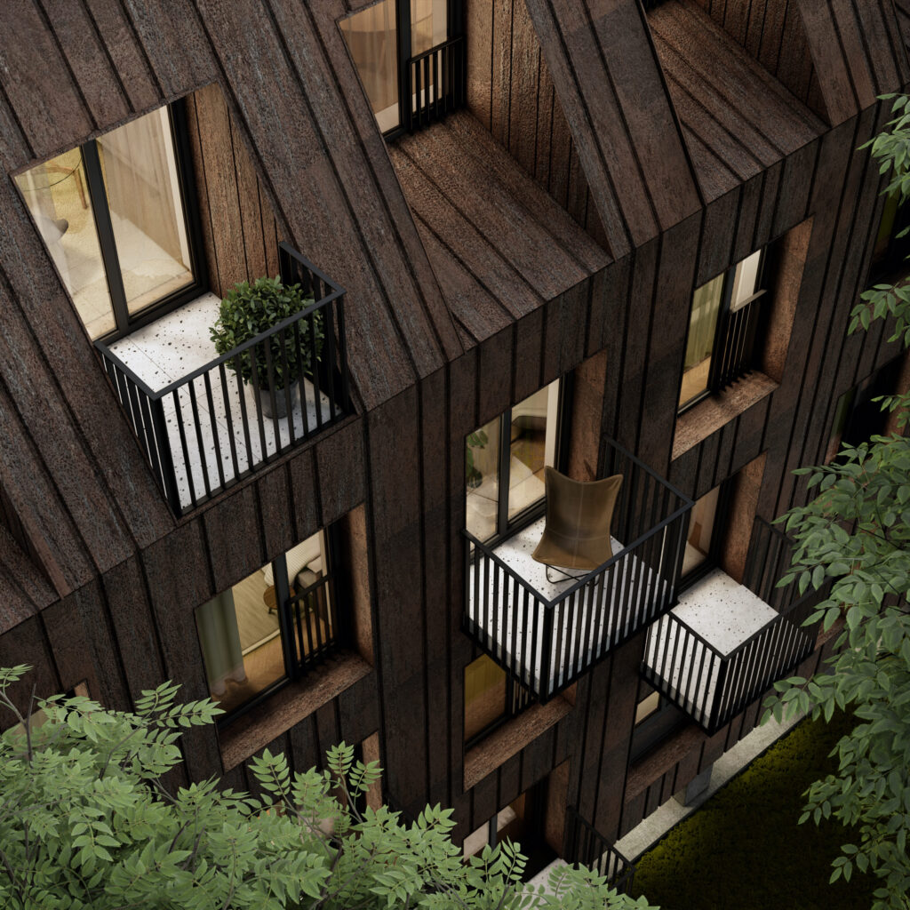 ŠANCAI (A. Juozapavičiaus pr. 17B) - Multi apartment - visualization