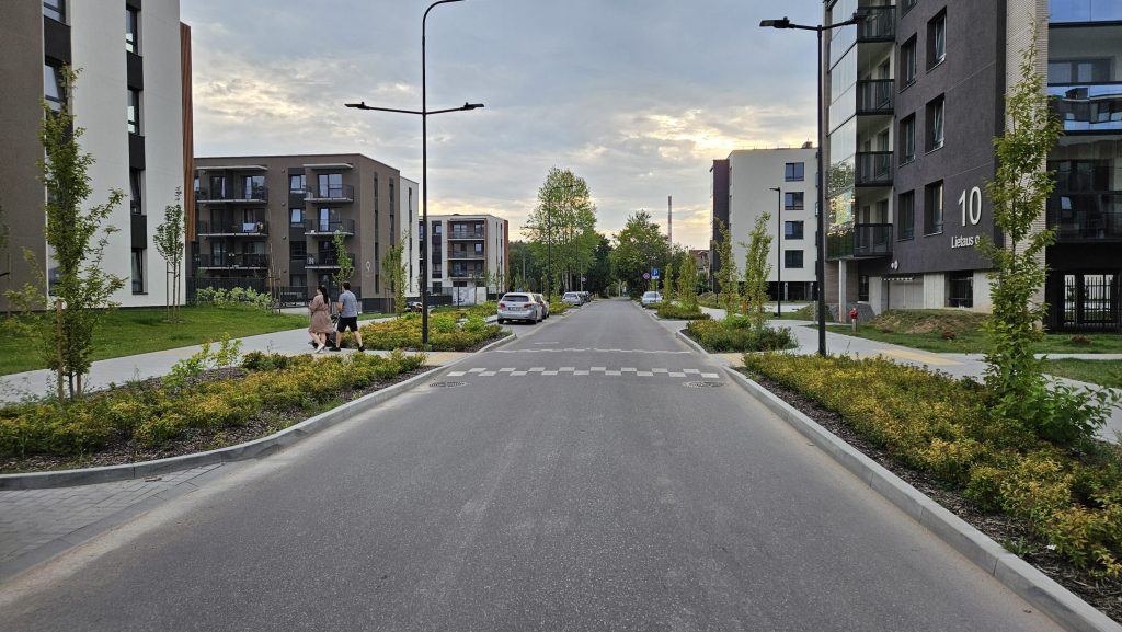 Lietaus gatvės atkarpa (Lietaus g.) - Street - construction photos