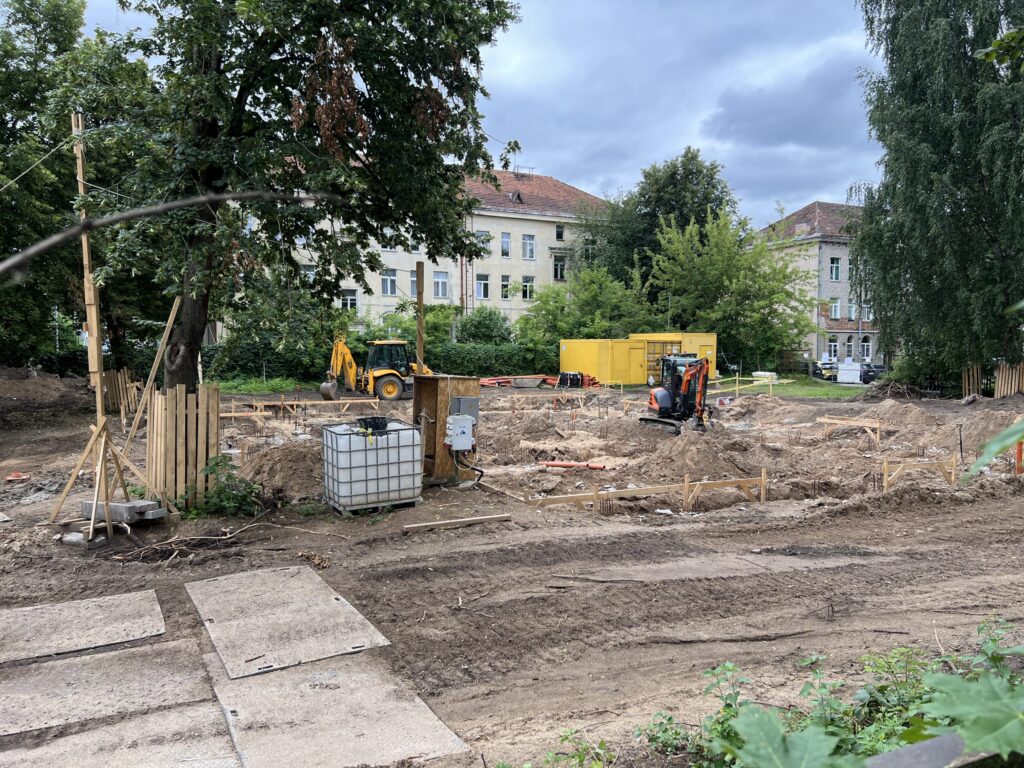 Savanorių pr. 55 (Savanorių pr. 55) - Specialized care center - construction photos