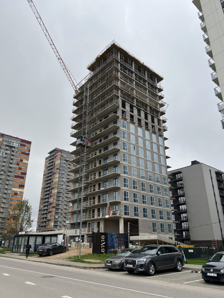 Newton 1 etapas (K1) (Viršuliškių skg. 8) - Multi apartment - construction photos