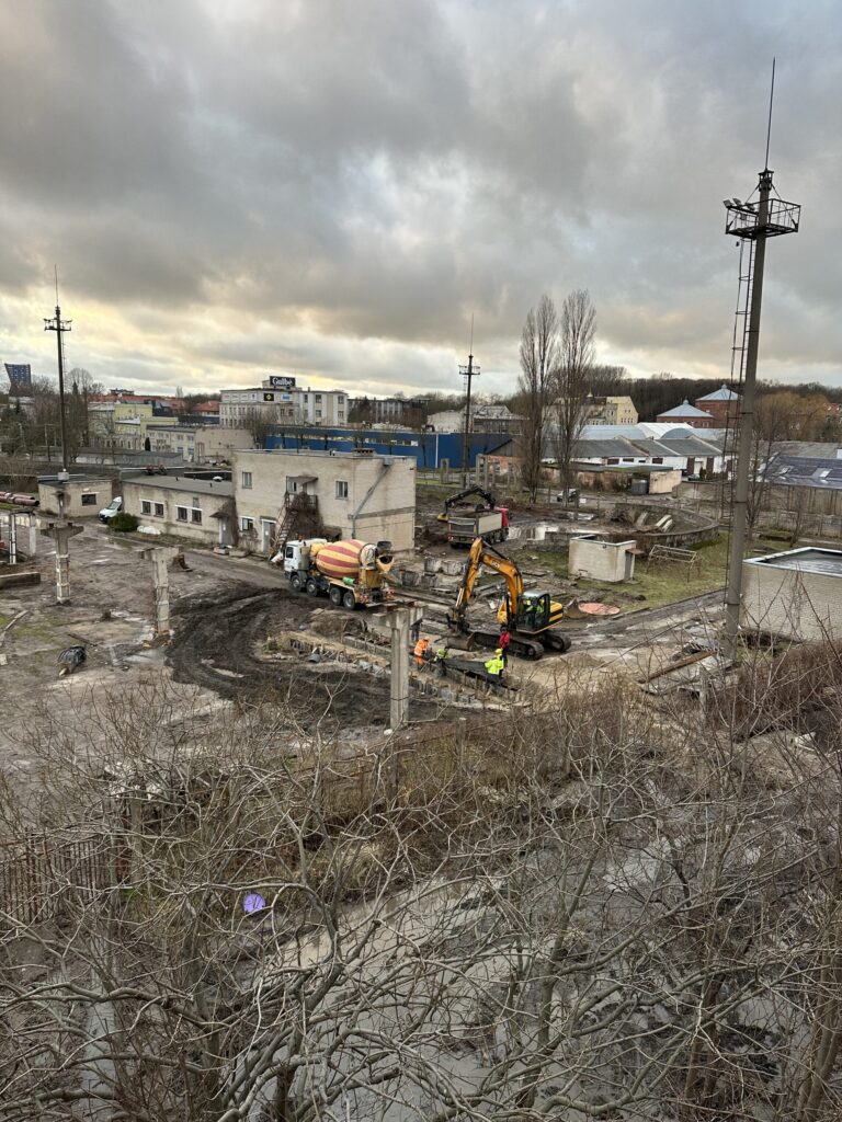 Klaipėdos energijos teritorijos konversija (Danės g. 8) - Administrative, Multi apartment, Office center, Other industrial, Waterside - construction photos